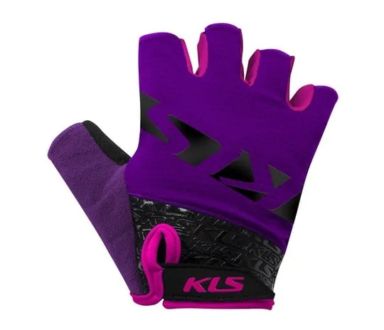 Bike Gloves – Fingerless Cycling Gloves – KLS – Lash Purple