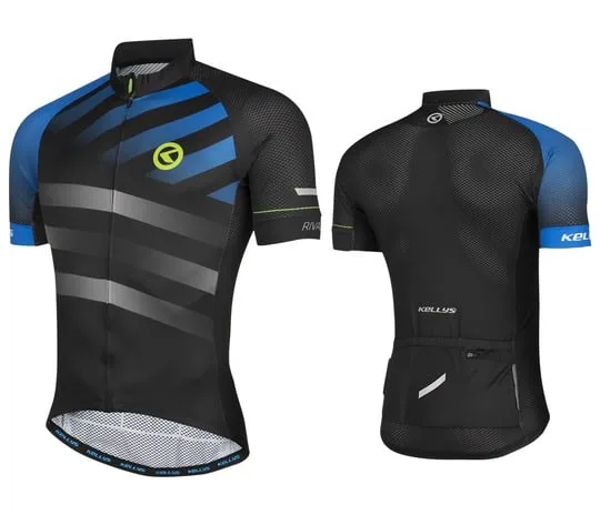 JERSEY RIVAL ROAD XC SS BLUE L Short Sleeve Jersey KELLYS Rival blue