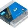 KMC X9 X9.93 MTB Road Bike Silver Chain 116L 9 Speed Bicycle Chain