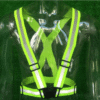 Reflective / Luminescent Cross Chest Safety Belt for bikers