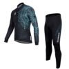 Quandra-Full-Length-Front Qundra Long Sleeves - Long Pants Cycling Jersey