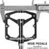 Rock Bros Pedals 2017-12EBK-04 ROCKBROS Mountain Bike Pedals 9/16" MTB Flat Bicycle Pedal 2017-12E
