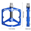 RockBros-MTB-Pedals-03 ROCKBROS Mountain Bike Pedals 9/16" MTB Flat Bicycle Pedal 2017-12E