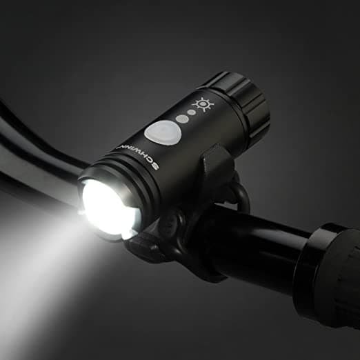 Schwinn USB Rechargeable Light Set, 500 Lumens, Black 