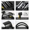 Sahoo 160 psi Double Barrel Foot Pump