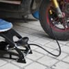 Sahoo 160 psi Double Barrel Foot Pump
