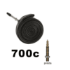 Bicycle Inner Tube 700x23c 50mm PV (Presta Valve)