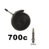Bicycle Inner Tube 700x23c 80mm PV (Presta Valve)