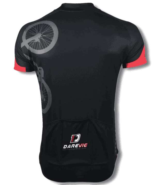 Darevie - cycling Jersey-top-black - Image 3