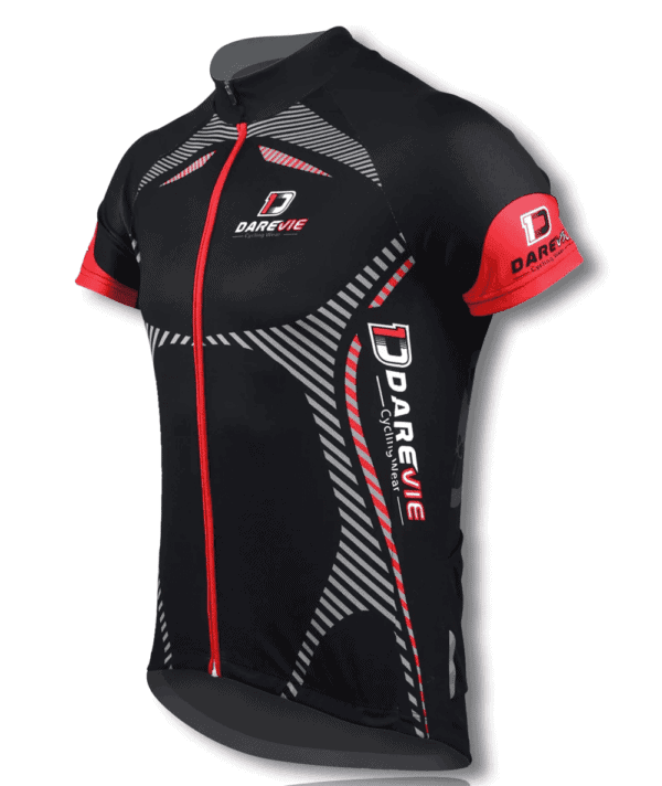 Darevie - cycling Jersey-top-black - Image 4