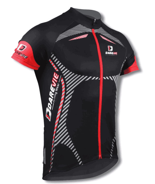 Darevie - cycling Jersey-top-black - Image 2