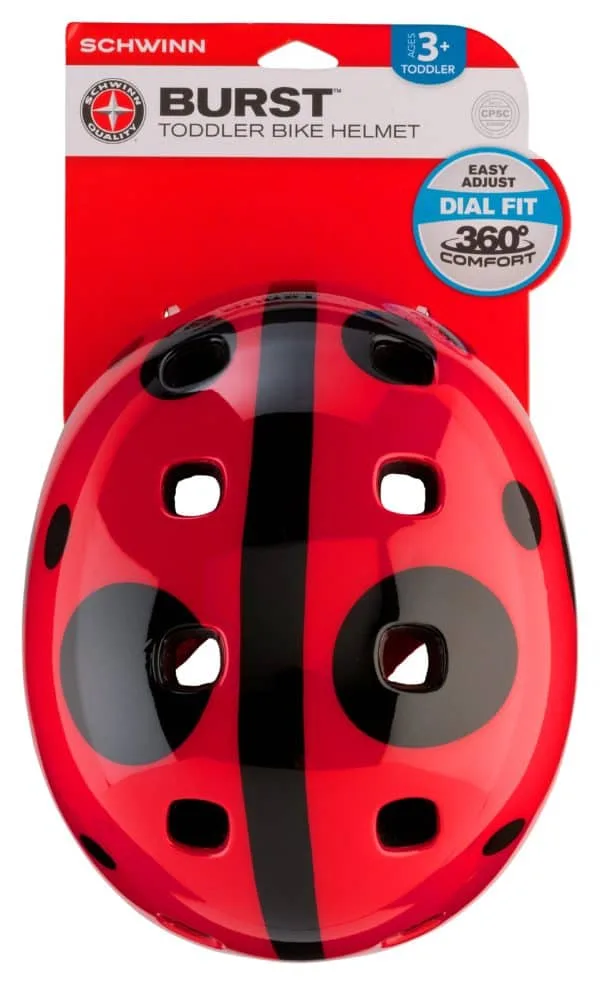 Schwinn Ladybug Burst Helmet, Toddler 3+ - Image 2