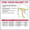 Schwinn-Helmets-Fit-Chart Schwinn Pathway Youth Helmet - Black for 8+