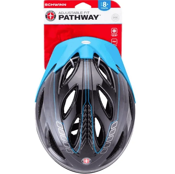 Schwinn Pathway Youth Helmet - Black for 8+ - Image 2