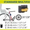 bellelli-pepe-multifix Child Rear Bicycle Seat by Bellelli Pepe