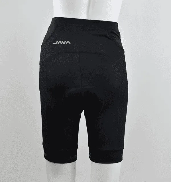 java-cycling-shorts-women-02 JAVA Cycling pants short for women - black