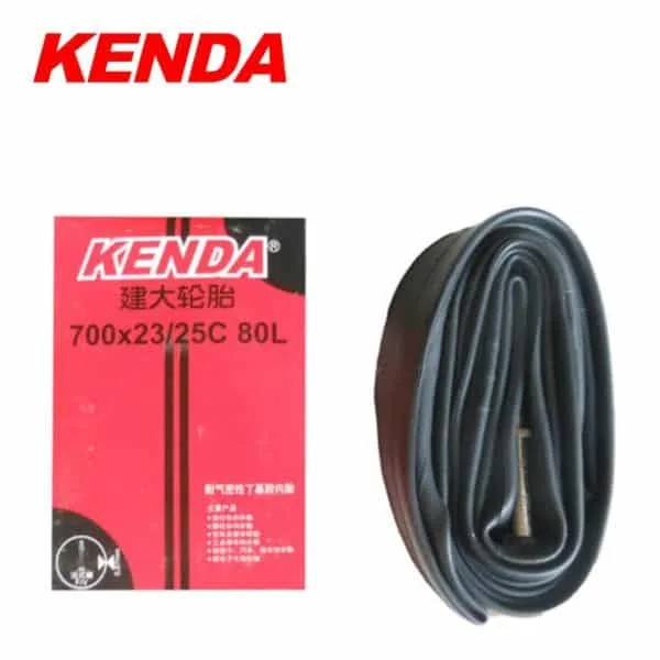 KENDA Bicycle Inner Tube 700x23/25c 80mm PV (Presta Valve)