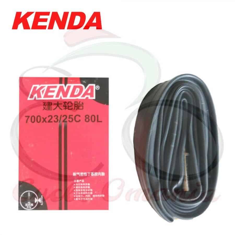 KENDA Road Bike Bicycle Inner Tube 700c 700x23c to 25c Presta Vlave 32-80mm 