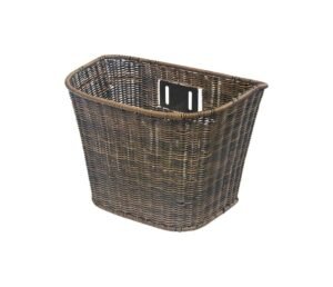 kls-front-basket-brown KELLYS - FRONT BICYCLE BASKET RATTAN (BROWN)