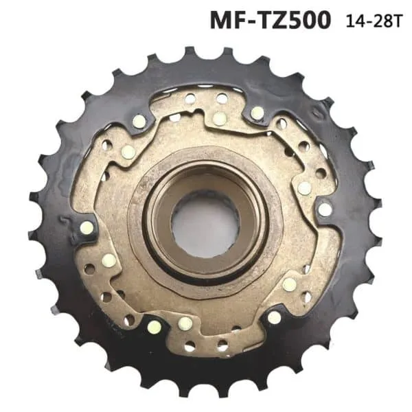 Shimano 7 speed freewheel MF-TZ500-7 - 14T to 28T - Image 3