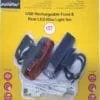 solier-light-2pc Soldier USB Rechargeable Front & Rear LED Bike Light Set