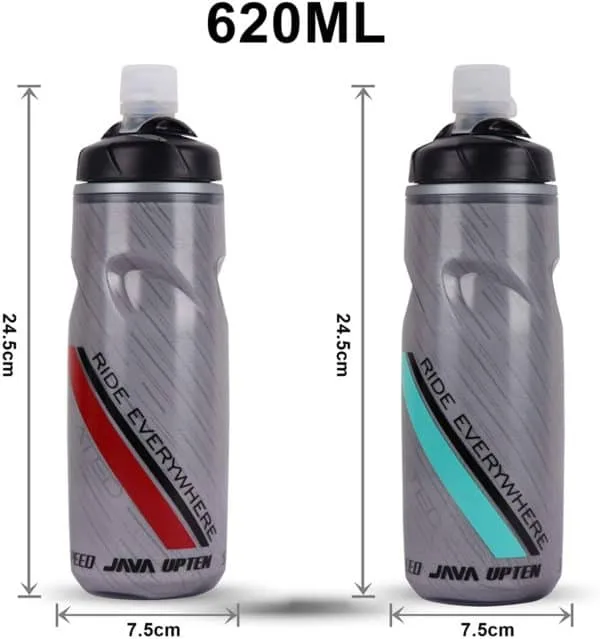 620ml Insulated Bike Sports Water Bottle - Image 7