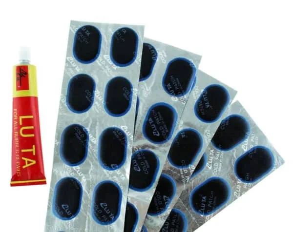 24 Cold Bicycle Patches with Glue - Luta