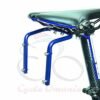 Dual-Water-Bottle-Cage-Mount-Blue Dual Water Bottle Mounting Aluminium Bracket for all bikes