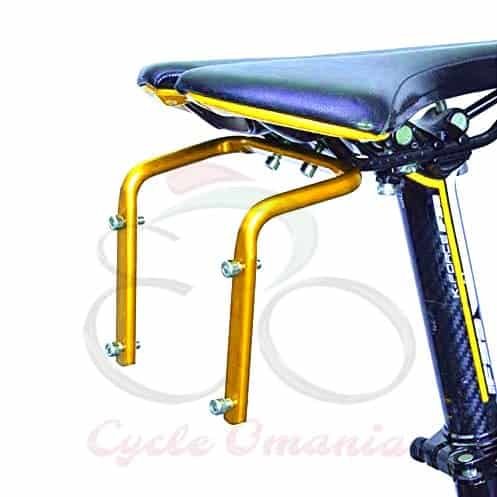 dual water bottle holder for bike seat