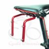 Dual-Water-Bottle-Cage-Mount-Red Dual Water Bottle Mounting Aluminium Bracket for all bikes