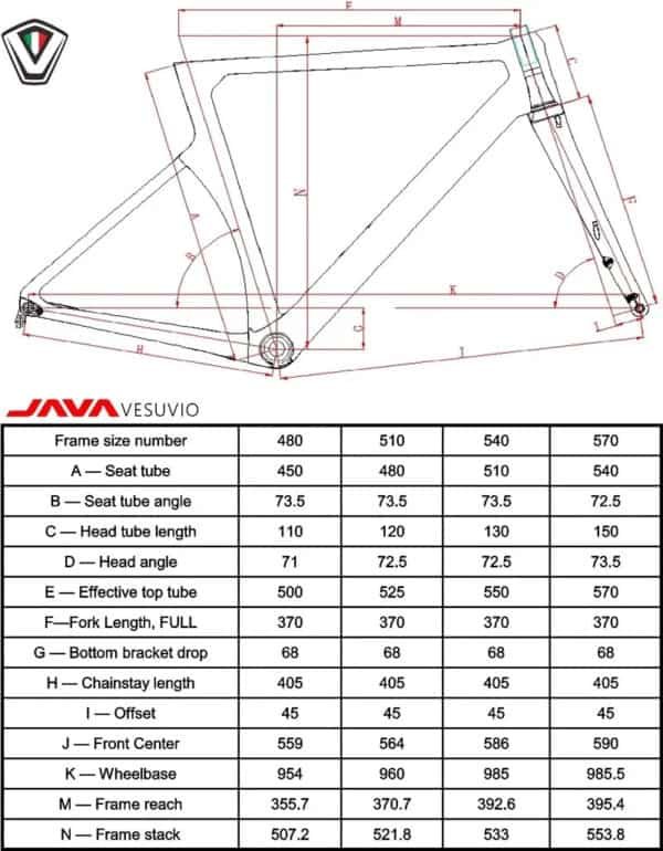 JAVA VESUVIO Carbon 22 speed 105 -2022 - Image 5