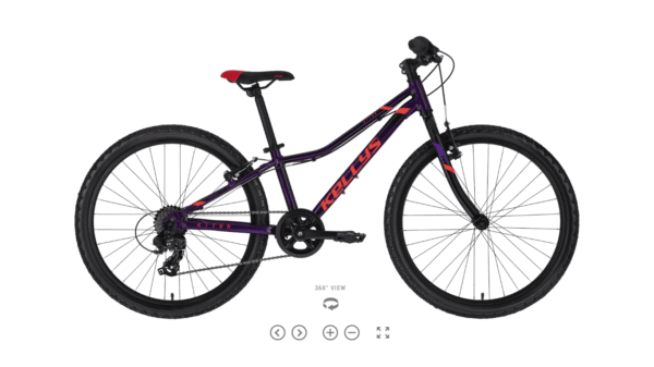 KELLYS Bike Kiter 30 Purple 7s 24"