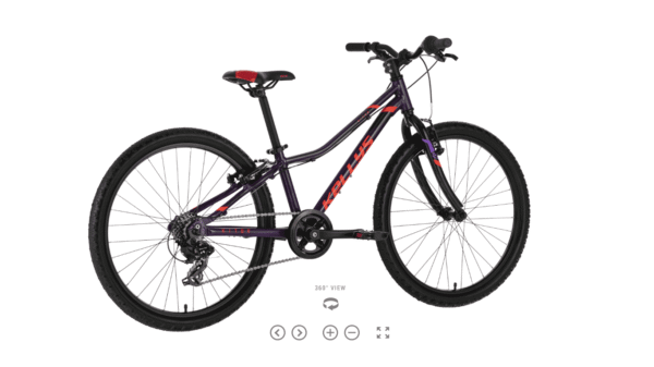 KELLYS Bike Kiter 30 Purple 7s 24"