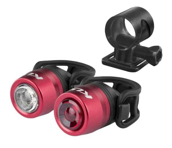 Lighting set rechargeable KLS IO USB set, red