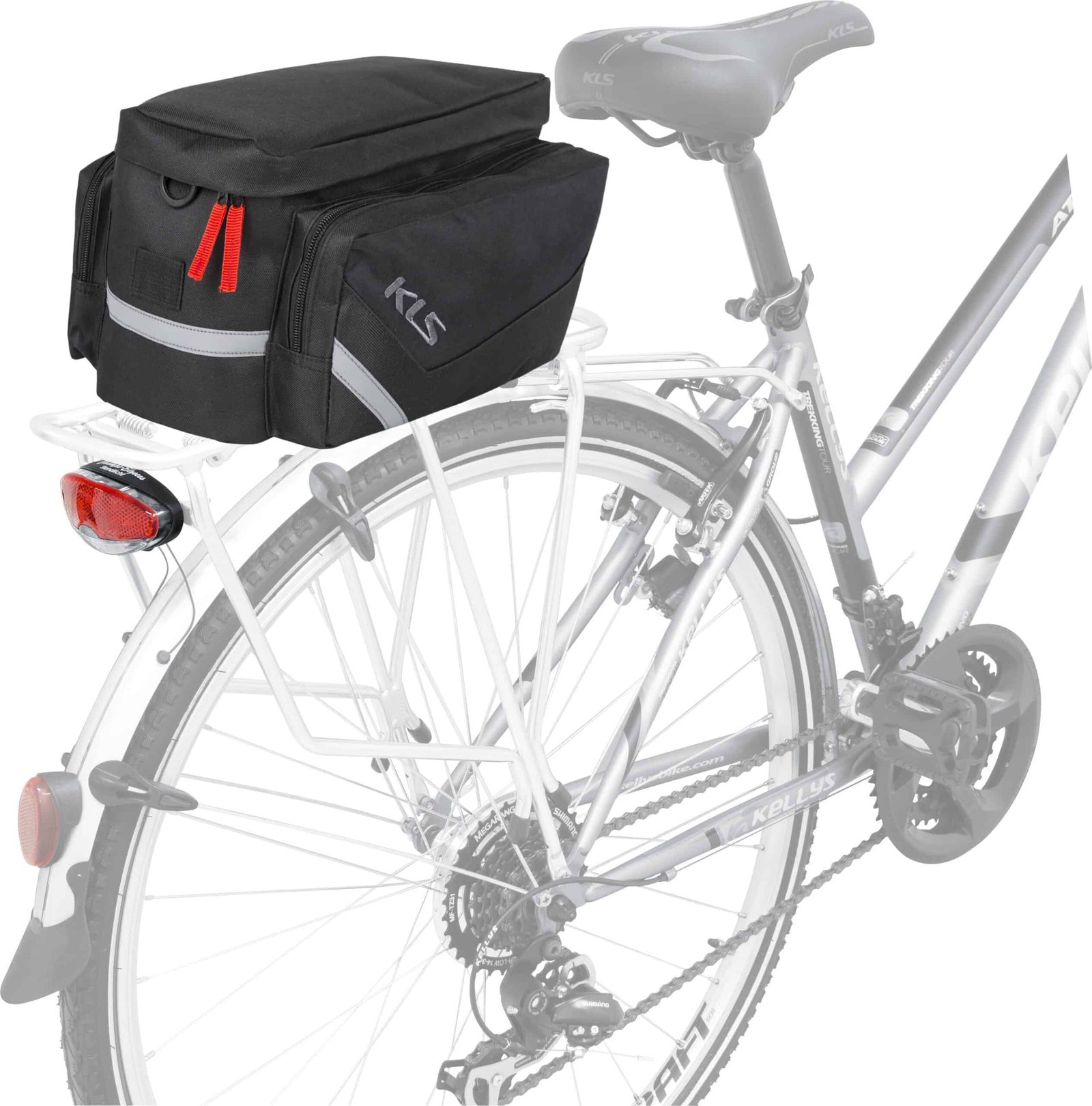 black pannier bag