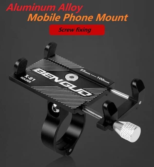 Universal Sturdy Aluminium Bicycle Phone Holder - Image 4