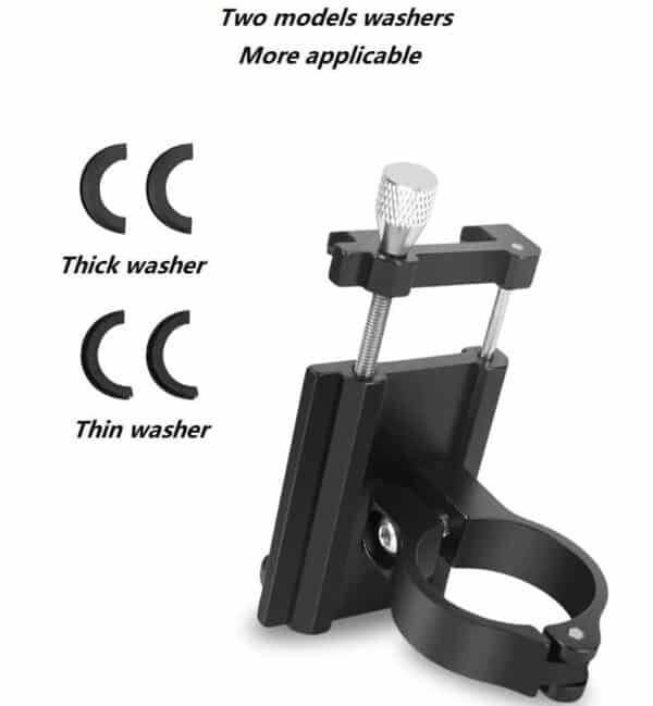 Universal Sturdy Aluminium Bicycle Phone Holder - Image 2
