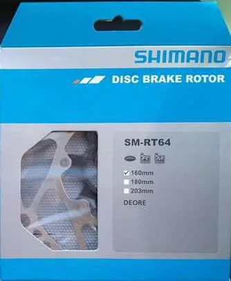 Shimano-SM-RT64-160mm-Disc-Rotor-02 SHIMANO DEORE 160mm CENTER LOCK Disc Brake Rotor