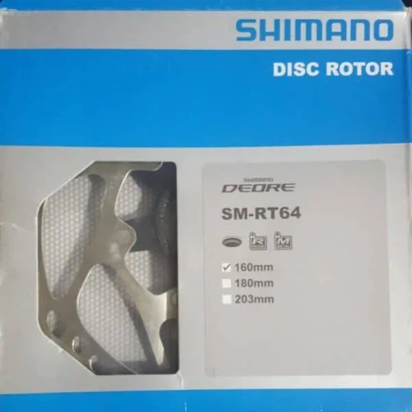 Shimano-SM-RT64-160mm-Disc-Rotor-03 SHIMANO DEORE 160mm CENTER LOCK Disc Brake Rotor