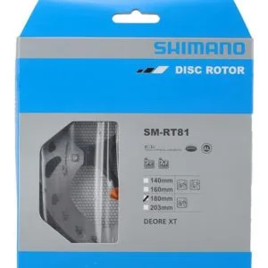 Shimano Deore XT 180mm SM-RT81 Center Lock Brake Disc Rotor