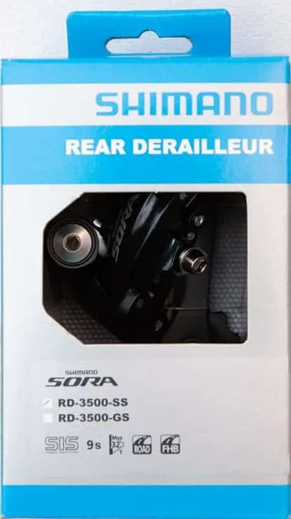 Shimano Sora RD-3500 Rear Derailleur 9 Speed Short Cage SS