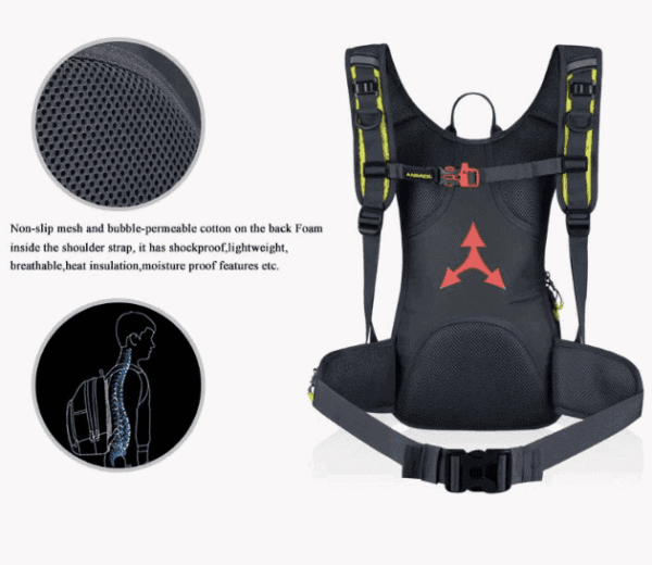 Anmeilu 12L Cycling Hydration Backpack 2L Bladder