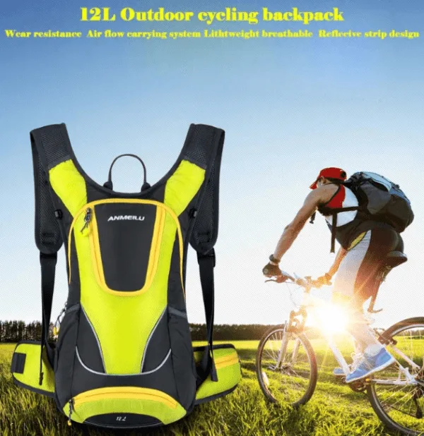 Anmeilu 12L Cycling Hydration Backpack 2L Bladder