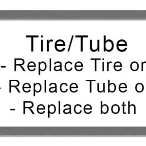 Tire/Tube Change – Service