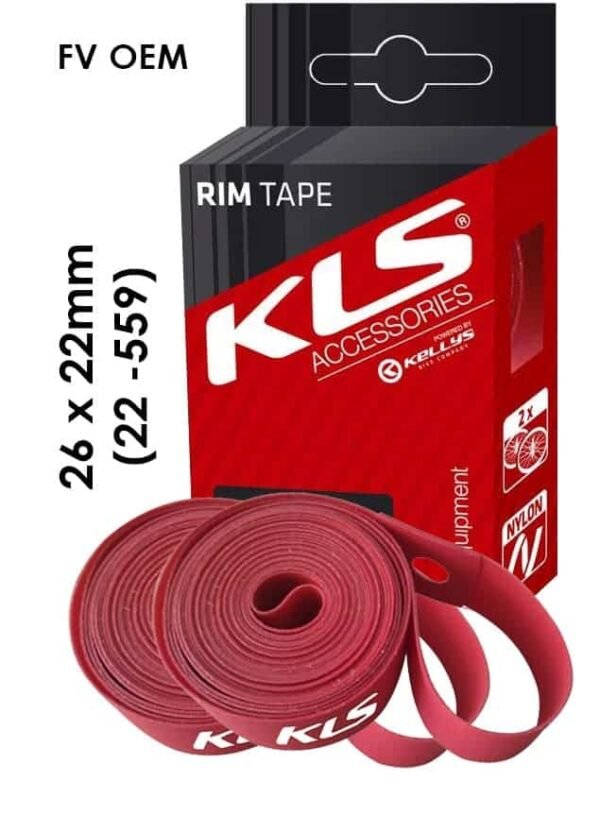 Rim Tape KLS 26 x 22mm (22 - 559), FV OEM