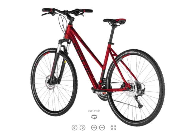 Kellys Bike Pheebe 30 Dark Red 27s S 280