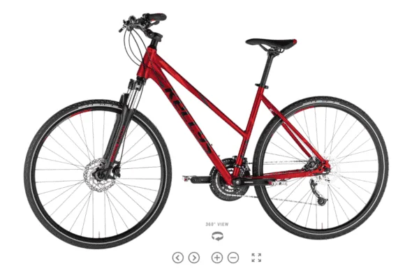 Kellys Bike Pheebe 30 Dark Red 27s S 280