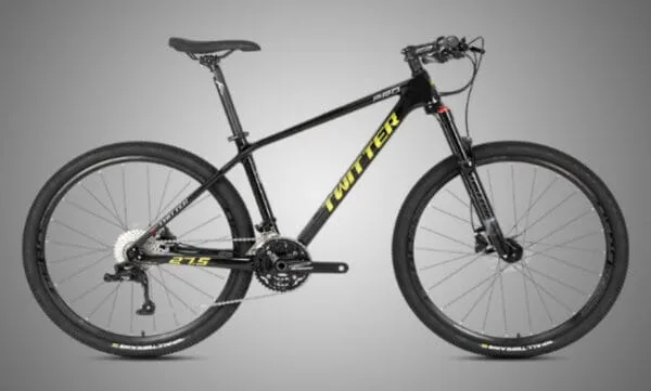 Twitter LEOPARD Pro Shimano Deore 30 spd Carbon MTB - Dark Gray 15" 29er