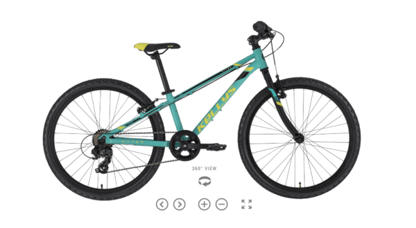 KELLYS Bike Kiter 30 Turquoise 7s 24" - Image 7