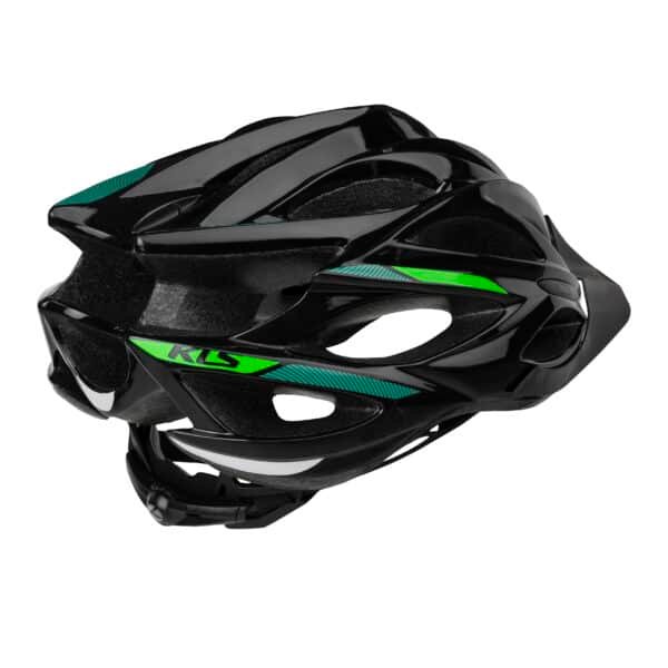 KLS Bicycle Helmet DYNAMIC Black Green M/L - Image 2